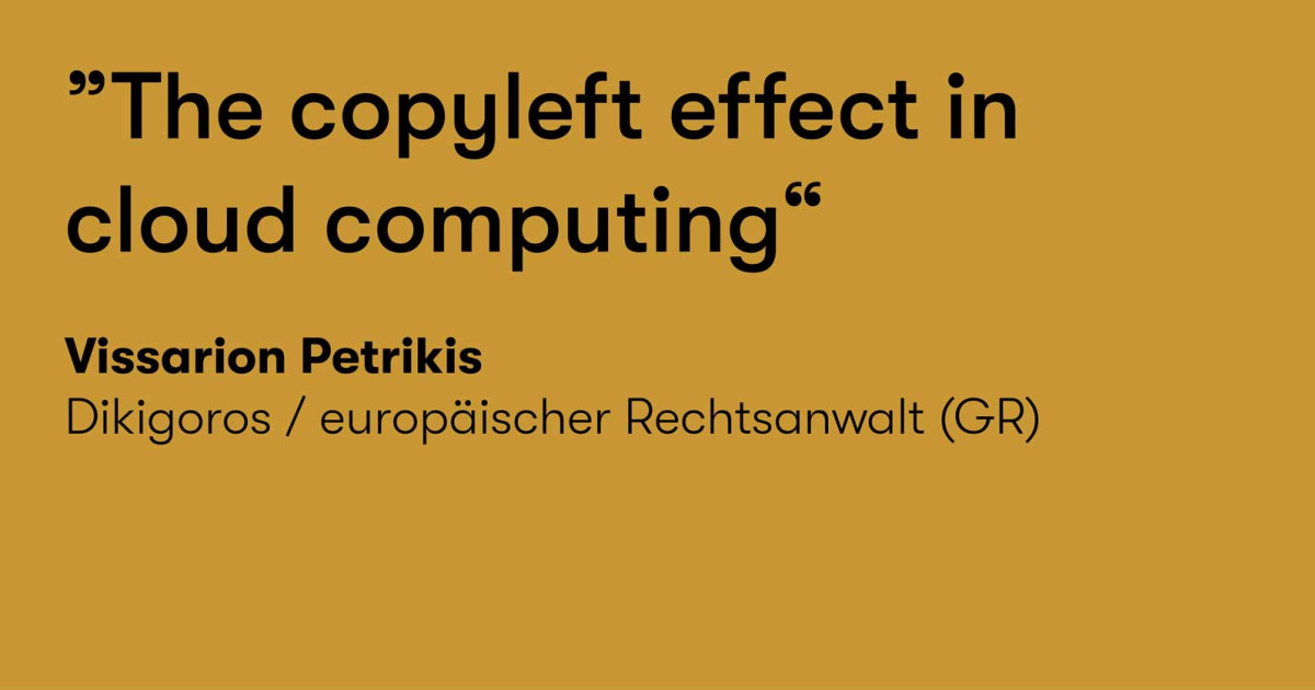 Capileft The copyleft effect in cloud computing